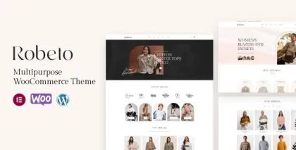 Robeto Multipurpose WooCommerce Theme 1.0.5 GPL Theme