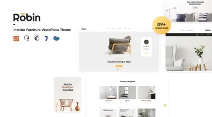 Robin Furniture Shop WooCommerce WordPress Theme 2.2.3 GPL Theme