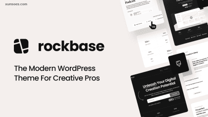 Rockbase A WordPress theme for creative pro’s 1.2.0 GPL Theme
