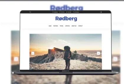 Rodberg Travel Blogging Theme 1.3 GPL Theme