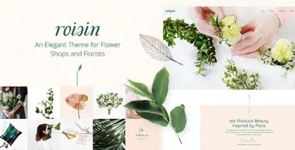 Roisin Flower Shop and Florist Theme 1.2.1 GPL Theme