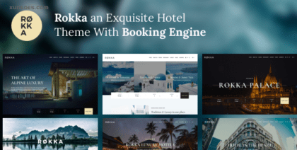 Rokka – Hotel Theme With Booking System 1.2.1 GPL Theme