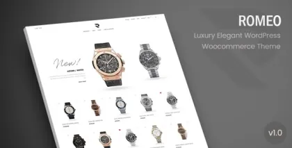 Romeo Luxury Modern WooCommerce WordPress Theme 1.1 GPL Theme