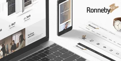Ronneby High-Performance WordPress Theme 3.5.56 GPL Theme