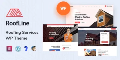 RoofLine Roofing Services WordPress Theme 1.0.0 GPL Theme