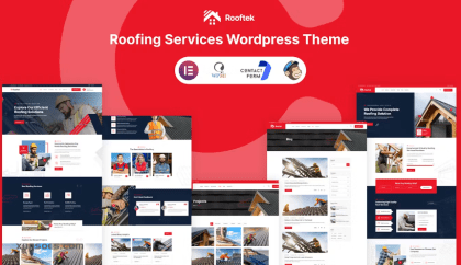 Rooftek Roofing Services WordPress Theme 1.0.0 GPL Theme