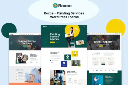 Roxce Painting Services WordPress Theme 1.2 GPL Theme