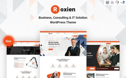 Roxien Business, Consulting and IT Solution WordPress Theme 1.0.0 GPL Theme