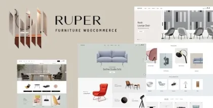 Ruper – Furniture WooCommerce WordPress Theme 1.0.6 GPL Theme