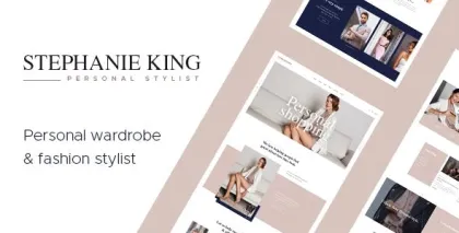 S.King | Personal Stylist and Fashion Blogger WordPress Theme 1.3.6 GPL Theme