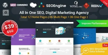 SEO Engine Digital Marketing Agency WordPress Theme 2.0.0 GPL Theme