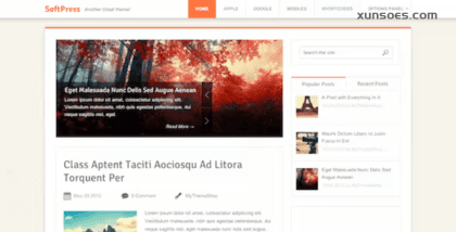 SOFTPRESS FULLY RESPONSIVE, CLEAN REFINED WORDPRESS THEME 1.1.2 GPL Theme