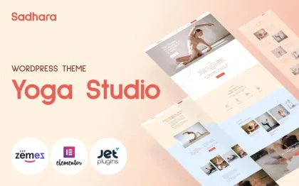 Sadhara Yoga Studio WordPress Theme 1.0.1 GPL Theme