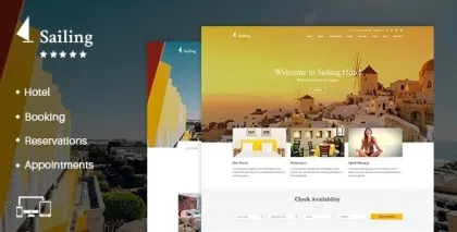 Sailing Hotel 4.2.5 GPL Theme