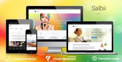 Salbii Responsive Multi-Purpose WordPress Theme 3.4 GPL Theme