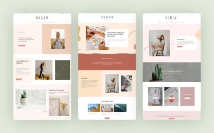 Sarah Premium WordPress Theme 4.6 GPL Theme