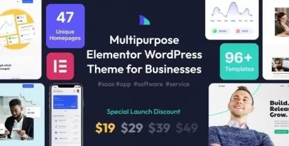 Sark Multipurpose Elementor WordPress Theme 1.1.2 GPL Theme
