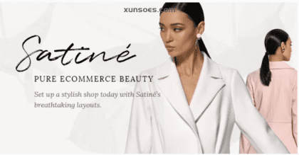Satiné Fashion and Clothing Shop Theme 1.9 GPL Theme