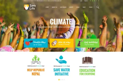 Save Life 1.2.4 GPL Theme