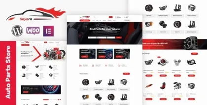 Sayara | Auto Parts Store WooCommerce WordPress Theme 1.2.3 GPL Theme