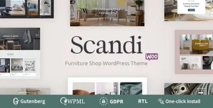Scandi Decor Furniture Shop WooCommerce Theme 1.0.7 GPL Theme
