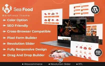 Seafood And Meat Store WordPress Theme 1.0.0 GPL Theme