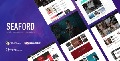 Seaford Multi-Purpose Magazine WordPress Theme 1.0.2 GPL Theme