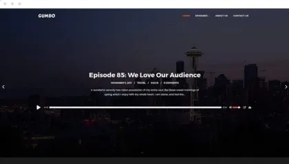 SecondLine Gumbo WordPress Theme 1.5.4 GPL Theme