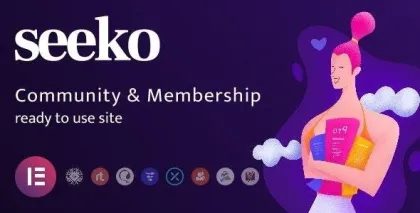 Seeko Community Site Builder with BuddyPress SuperPowers 1.2.0 GPL Theme