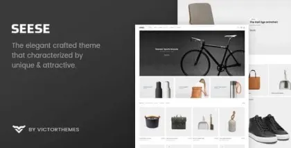 Seese Responsive eCommerce Theme 2.9 GPL Theme