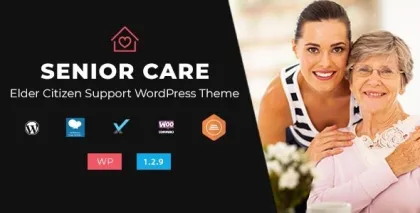 Senior Care Elder Citizen Support WordPress Theme 1.2.9 GPL Theme