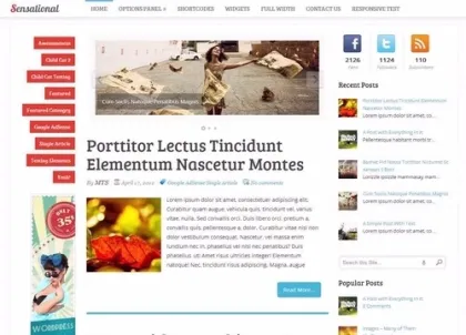 Sensational WordPress Theme 3.2.2 GPL Theme