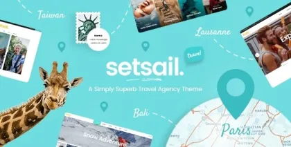 SetSail Travel Agency Theme 1.9 GPL Theme