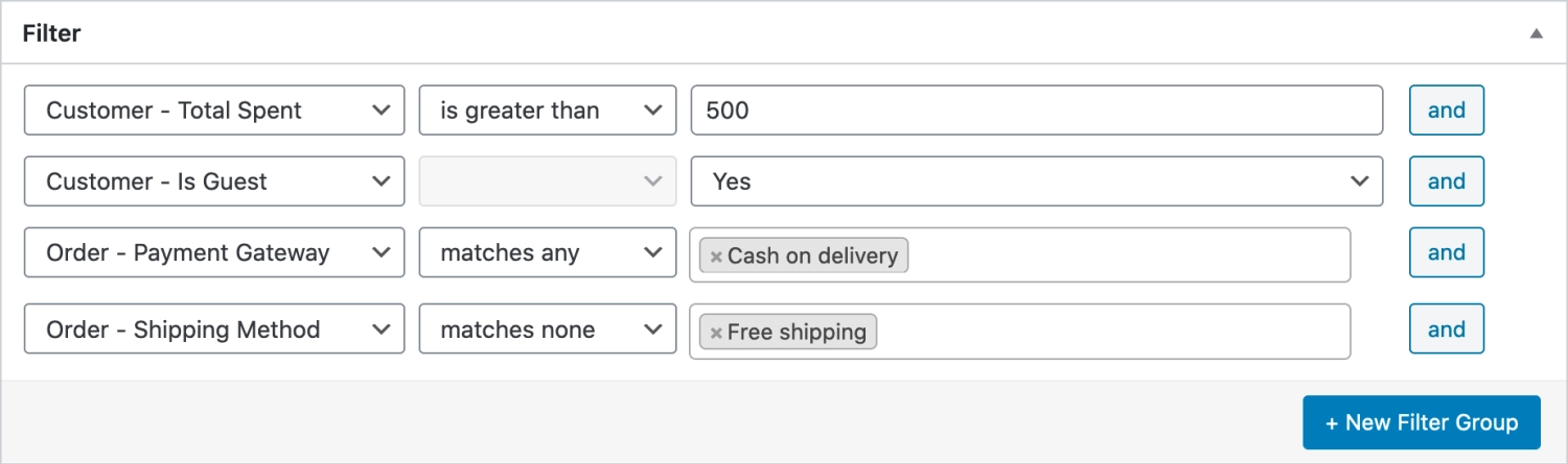 ShopMagic Advanced Filters 2.1.14 GPL Plugins