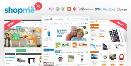ShopMe Multi Vendor Woocommerce WordPress Theme 1.6.3 GPL Theme