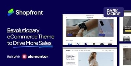 Shopfront Next-Generation eCommerce Theme 1.0.3 GPL Theme