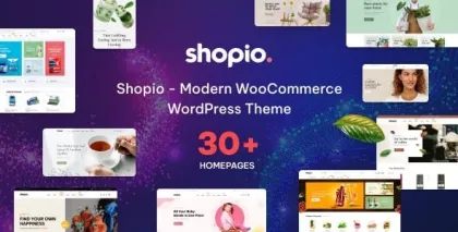 Shopio Multipurpose WooCommerce WordPress Theme 1.1.7 GPL Theme