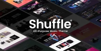 Shuffle WordPress Music Theme 1.7 GPL Theme