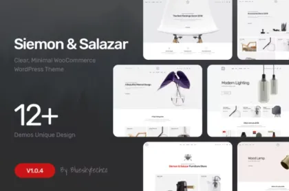 Siemon Salazar Clean, Minimal WooCommerce Theme 1.1.5 GPL Theme