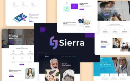 Sierra Creative Modern Multipurpose WordPress Theme 1.1.0 GPL Theme