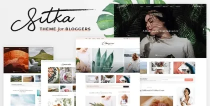 Sitka Modern WordPress Blog Theme 1.2.2 GPL Theme