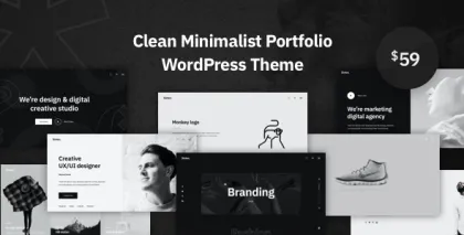 Sixten Minimalist Portfolio WordPress Theme 2.0.3 GPL Theme