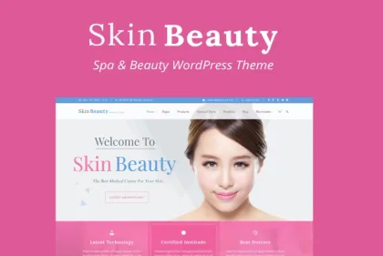 Skin Beauty Beauty | Spa | Salon WordPress Theme 1.3.7 GPL Theme
