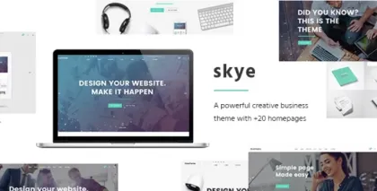 Skye Contemporary Theme for Creative Business 1.7 GPL Theme