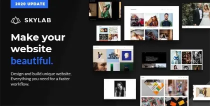 Skylab Portfolio / Photography WordPress Theme 3.3.2 GPL Theme