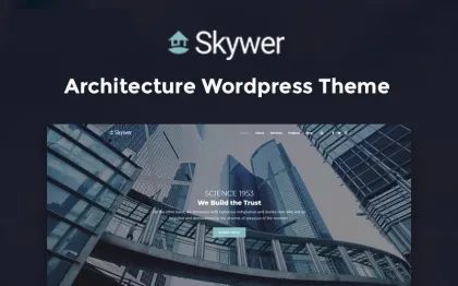 Skywer Architecture Multipurpose Modern WordPress Elementor Theme WordPress Theme 1.0.0 GPL Theme
