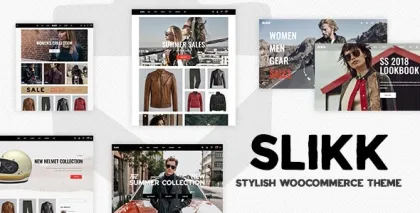 Slikk A Stylish WooCommerce Theme 1.5.6 GPL Theme