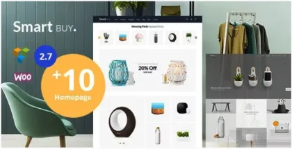 Smartbuy Shop WooCommerce WordPress For Digital and Garden Home Theme 2.6 GPL Theme