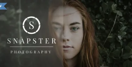 Snapster Photography WordPress 1.0.7 GPL Theme