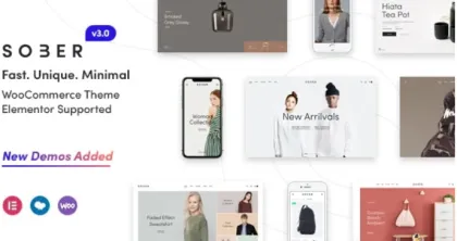 Sober WooCommerce WordPress Theme 3.4.12 GPL Theme